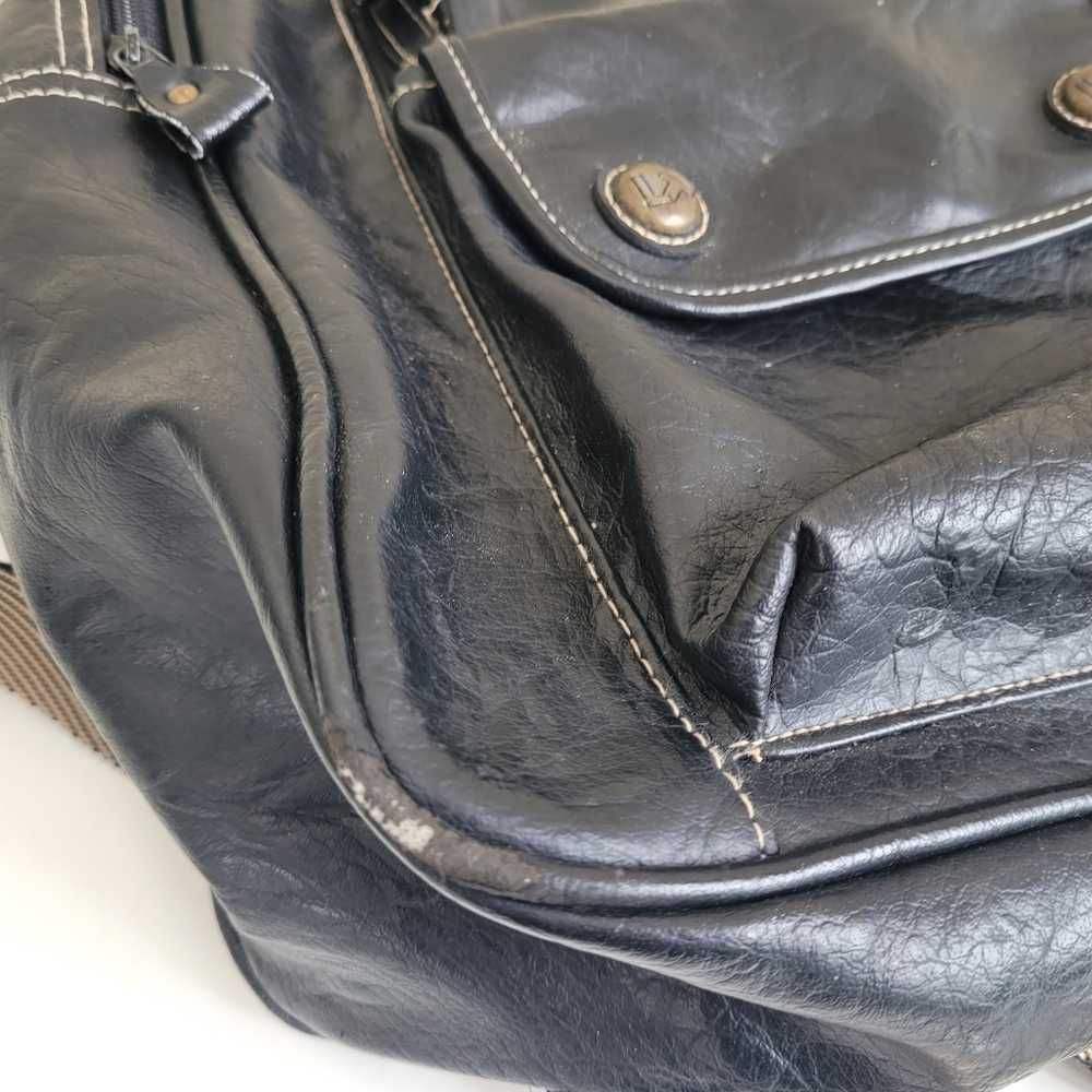 Vintage Bugs Bunny Leather Backpack Black - Picture 11 of 11